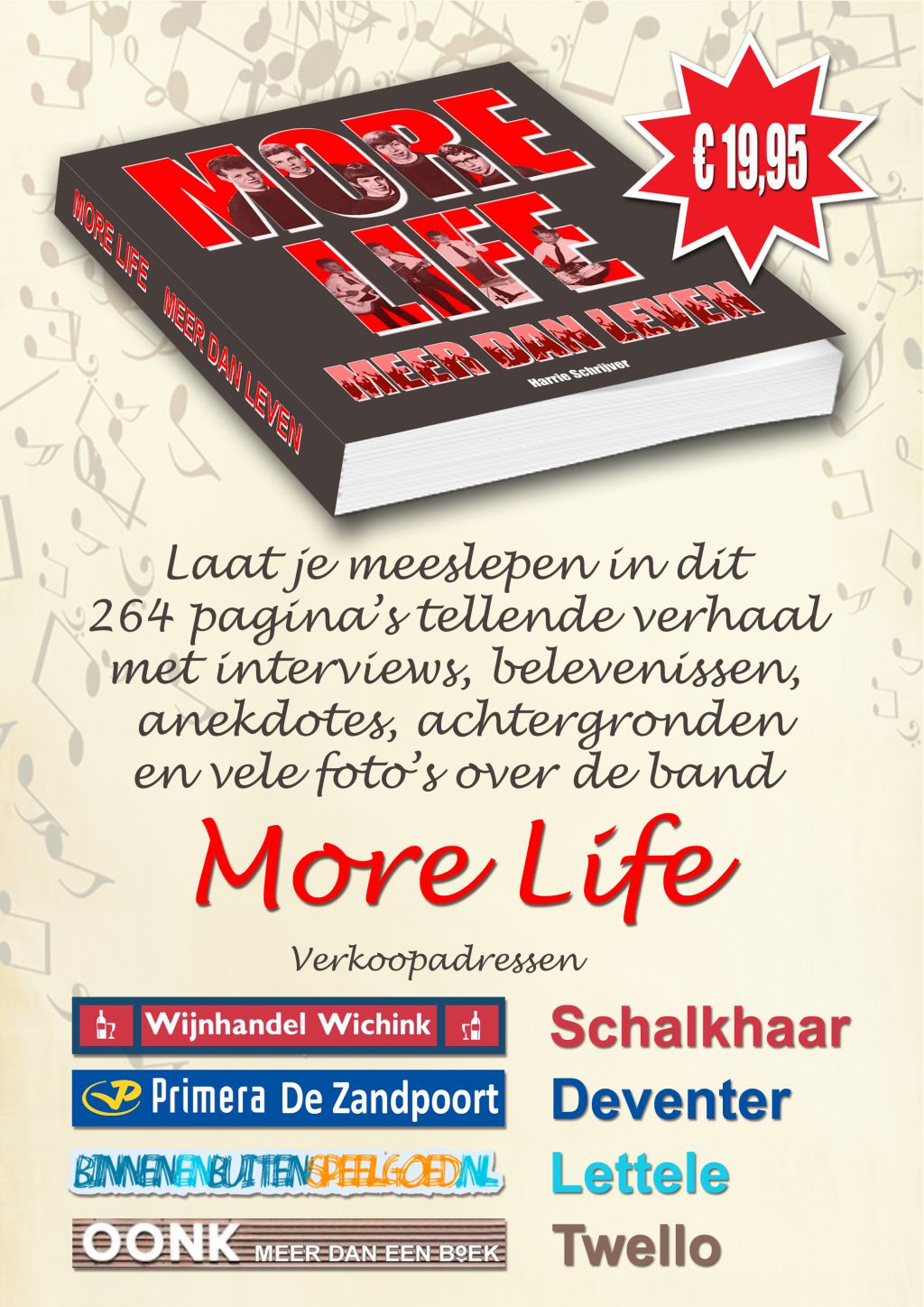 More Life affiche boek